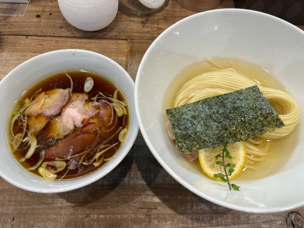 「温玉昆布水つけ麺醤油」@3931WORKS.の写真