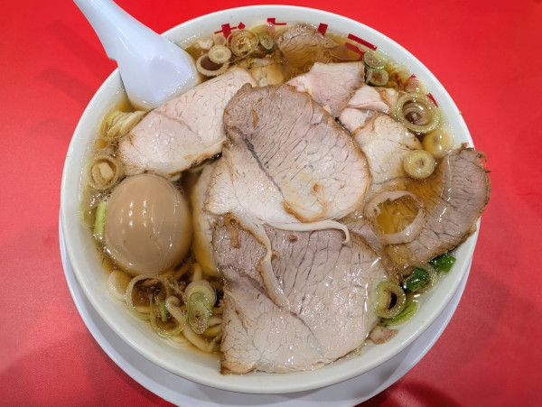 「味玉チャーシューメン   1130円」@むーちゃんラーメンの写真