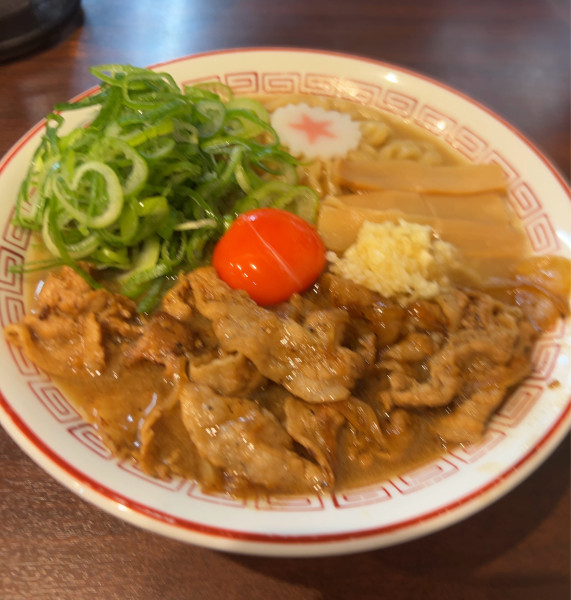 「肉玉そば ネギ」@元祖 肉玉そば越智の写真