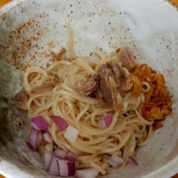 和え麺（塩・ハーフ：200円）