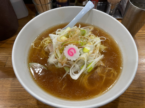 「ネギ中華そば（大盛）」@スミレ食堂の写真