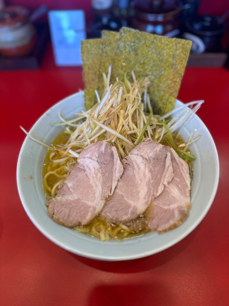 「ねぎチャーシューめん」@横浜家系らーめん たま家の写真