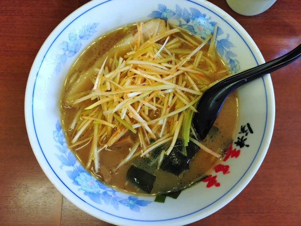「辛ネギらーめん」@会津喜多方らーめん 野中店の写真