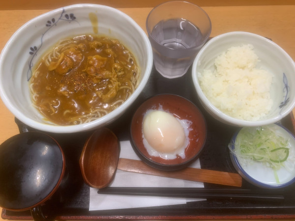 「カレーそばセット 880円」@そばいち IKE麺KITCHEN池袋店の写真