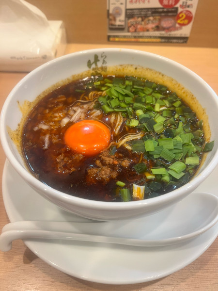 「旨辛ニラ玉そば」@らぁ麺 はやし田 錦糸町店の写真