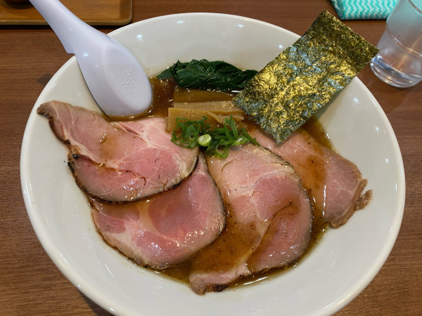 「醤油チャーシュー麺1,200円」@麺屋福丸の写真