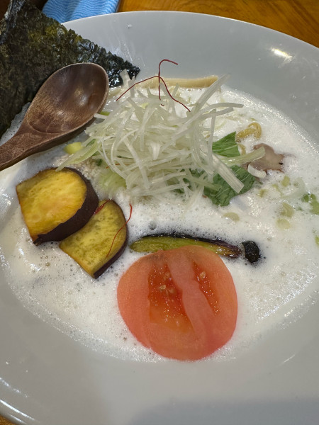 「そると白湯そば1170円+ねぎ100円」@鶏そばつけそば そるとの写真