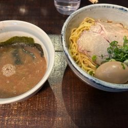 鶏つけそば(1260円)+大盛(200円)