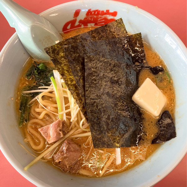 「特製味噌ネギラーメン970円」@ラーメン山岡家 八千代店の写真