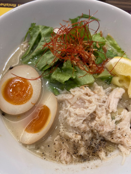 「特選鶏白湯塩そば」@鶏白湯らーめん 自由が丘蔭山 有明ガーデン店の写真