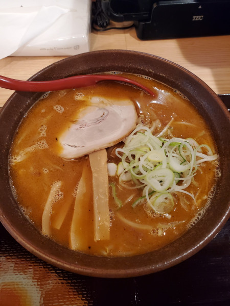 「赤味噌ラーメン」@札幌味噌ラーメン アウラの写真