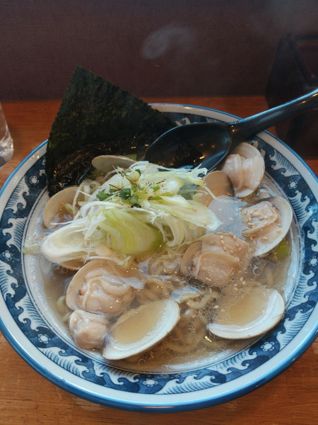 「はまぐりラーメン」@和風楽麺 四代目 ひのでや 大宮店の写真
