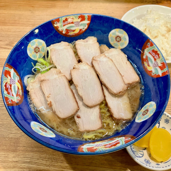 「めんばりチャーシュー半めし」@天鳳の写真