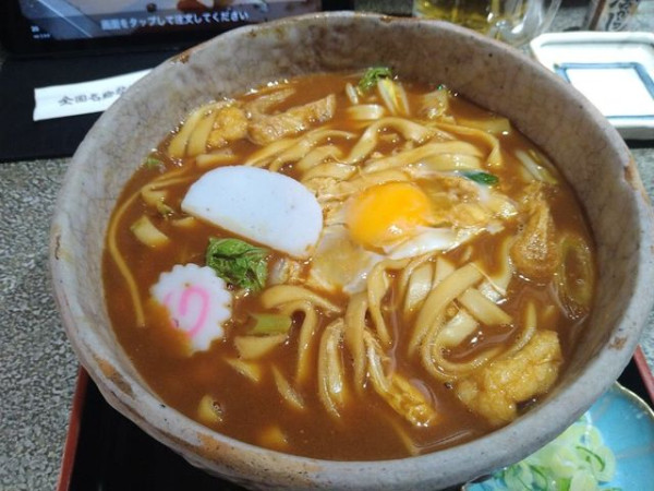 「八丁味噌きしめん」@やぶ福 エスカ店の写真