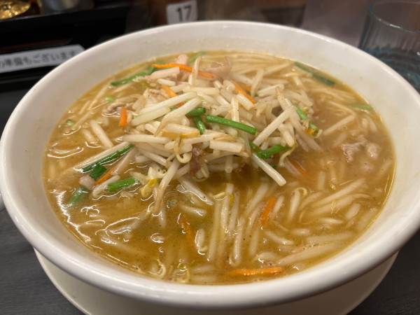 「味噌ラーメン餃子セット」@熱烈中華食堂 日高屋 川口駅西口店の写真