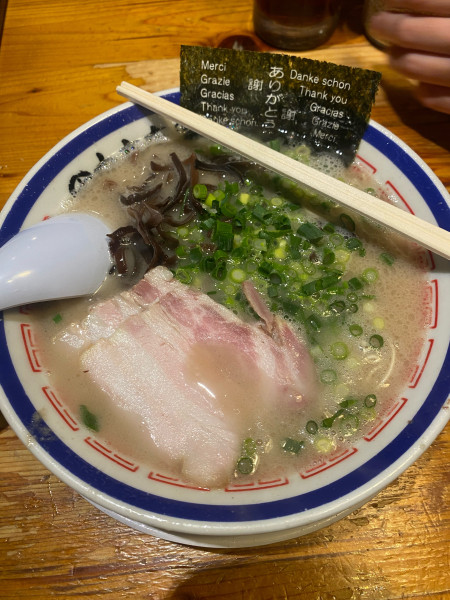 「ラーメン　850」@博多長浜らーめん 田中商店の写真