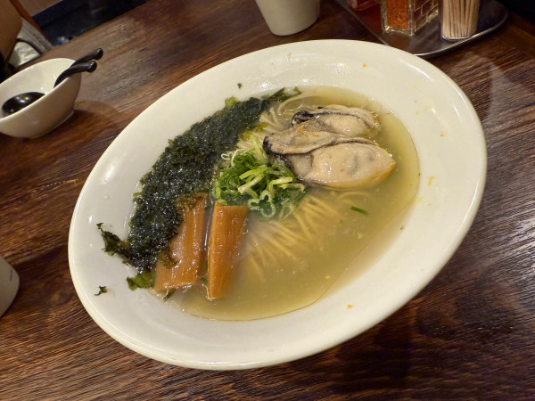 「柚子香る牡蠣塩そば」@麺屋 真心の写真