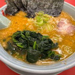 特製味噌ラーメン＋中盛り＋背脂変更＋海苔＋ほうれん草