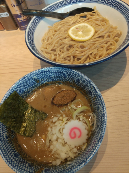 「つけ麺(中、あつもり)」@狼煙 浦和店の写真
