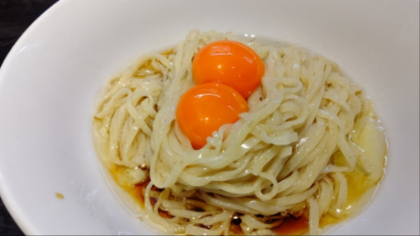 「卵かけ麺とごはん」@拉麺 名もなき店の写真