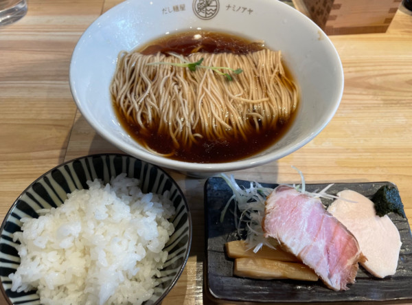 「だし麺　醤油」@だし麺屋ナミノアヤ 府中店の写真