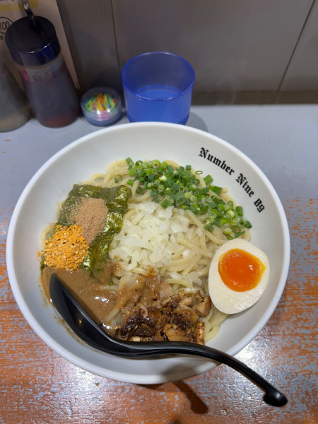 「まぜそば　大盛り」@麺Dining Number Nine 09の写真