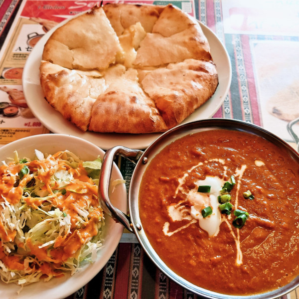 「Ａセット＋チーズナンに変更」@i-kitchen 取手店の写真