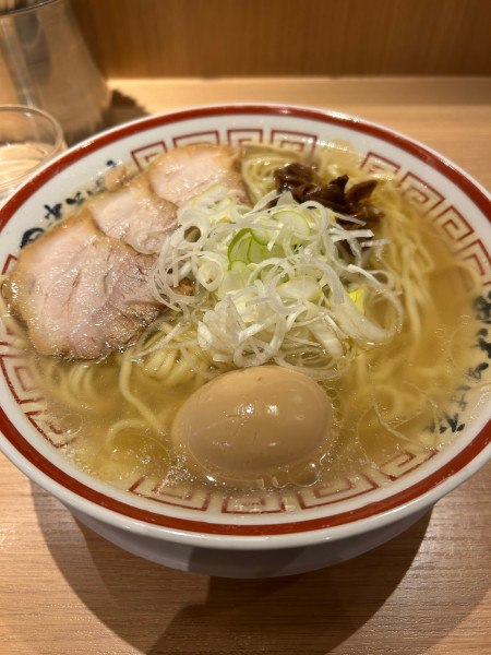 「中華そば玉子入大盛1030円＋150円」@田中そば店 九段下店の写真