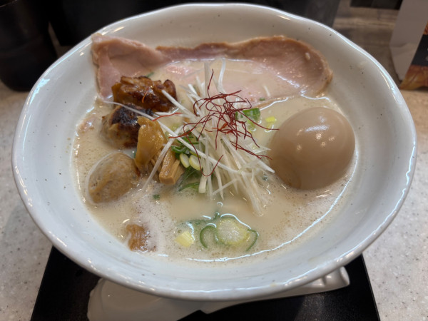 「鯛白湯中華蕎麦」@山陰魚介中華蕎麦 Minatomenの写真