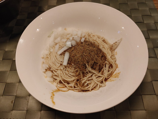 「にぼ玉　250 円」@煮干しラーメン 必の写真