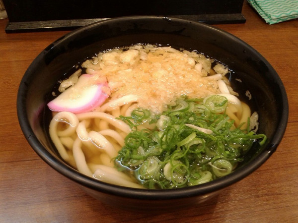 「かけうどん(410円)」@めん処 吉備の写真