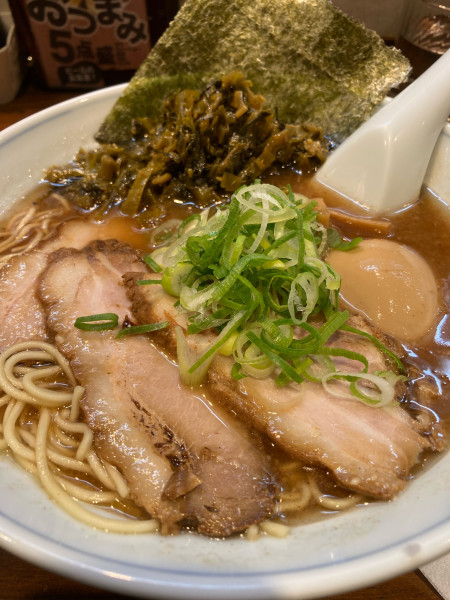 「高菜ラーメン　1120円」@中華そば むらさき山の写真
