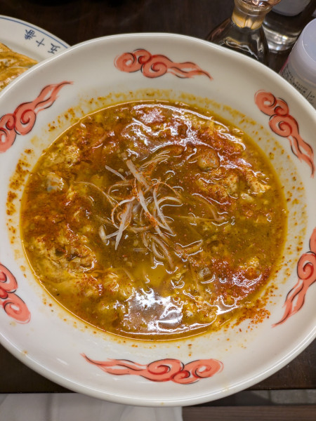 「ふゎふゎたまごの担々麺　5辛」@中華料理 五十番の写真