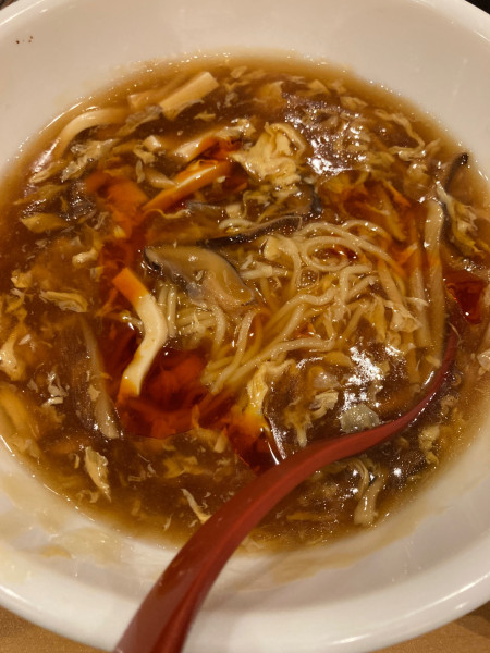 「サンラータンメンセット¥900」@中華 女児紅の写真