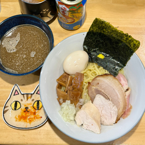 「煮干しつけ麺」@猫と月の写真
