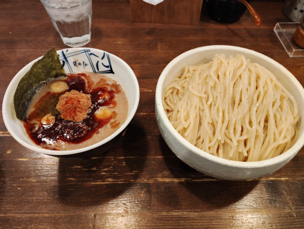 「辛辛魚つけめん特盛 １２８０円」@麺処 井の庄の写真