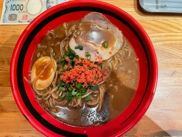 「えび醤油そのまま(細麺)¥950」@えびそば一幻 新千歳空港店の写真