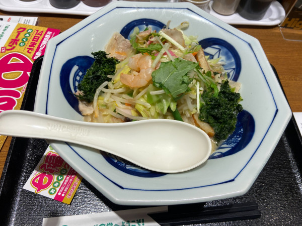 「七福ちゃんぽん」@長崎ちゃんぽん リンガーハット 川越U_PLACE店の写真