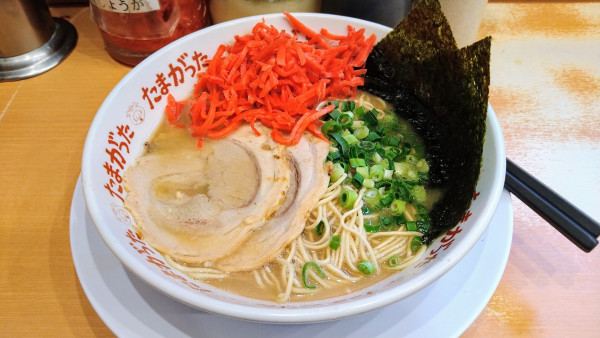 「らぁめん(粉おとし)」@九州大分らぁめん たまがった 西口店の写真