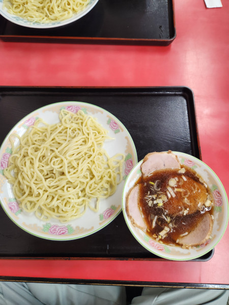 「つけ麺 チャーシュー入り」@丸長 つくば店の写真