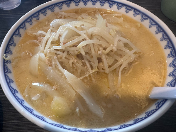 「ミソラーメン」@ごはん処 食堂ミサ あらい道の駅店の写真