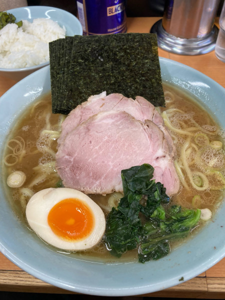 「特製ラーメン大×のり」@横浜らーめん 武蔵家 綾瀬店の写真