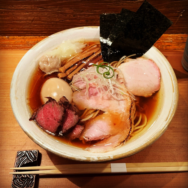 「醤油＋特上トッピング」@Homemade Ramen 麦苗の写真