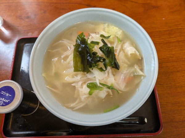 「タンメン：750円」@そば処 登知喜屋の写真