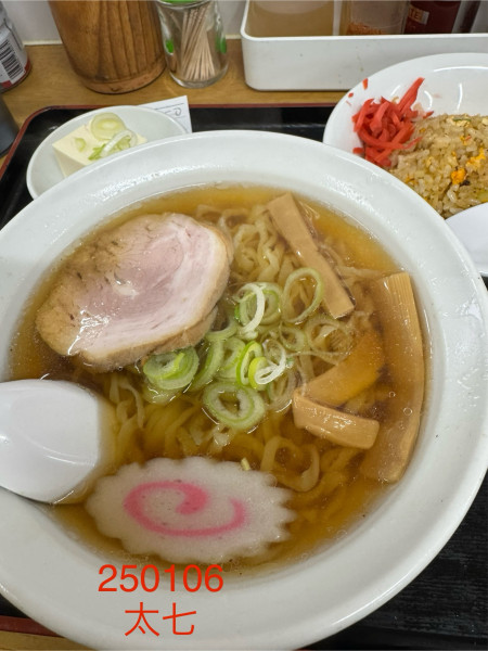 「ラーメンチャーハンセット　1280」@太七の写真