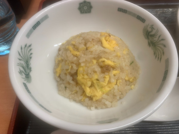 「半チャーハン 300円」@日高屋 御茶ノ水聖橋店の写真