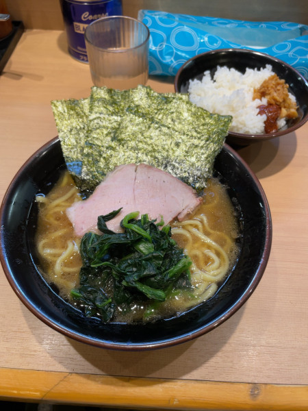 「ラーメン+ライス」@輝道家直系 皇綱家の写真