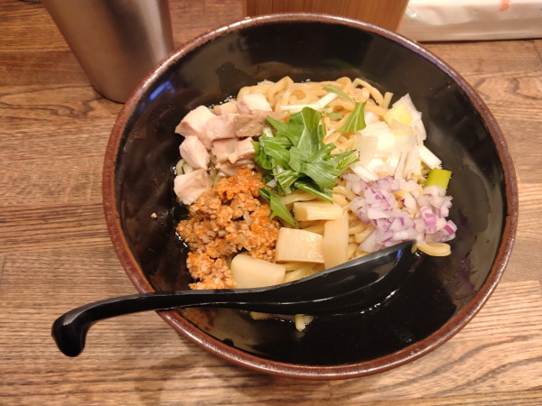 「まぜそば¥900(開店サービス¥500-)」@まぜそば専門 にし田の写真