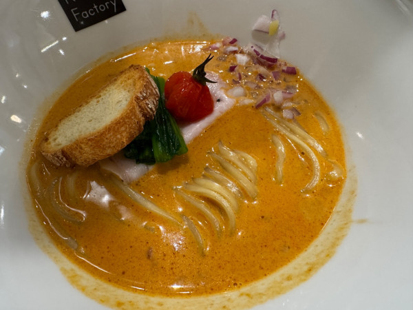 「カルボナーラ　リゾット　サラダ　ランチ」@French Noodle Factory 東京ドームラクーア店の写真