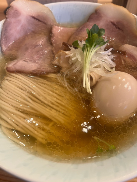「塩そば　玉子　チャーシュー増し」@塩そば時空の写真